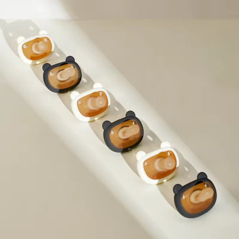 Sucettes silicone bébé 2 pièces - Sans BPA orthodontiques