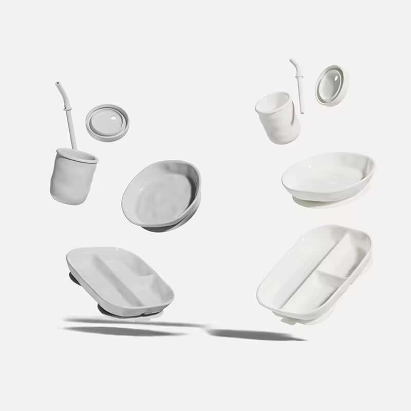Ensemble Vaisselle en silicone 3 pièces