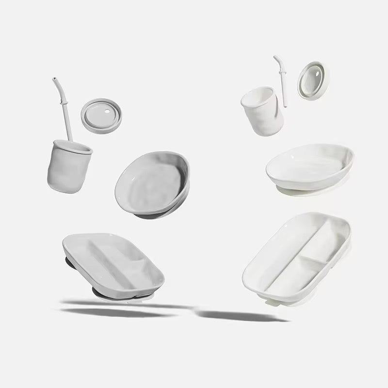 Ensemble Vaisselle en silicone 3 pièces