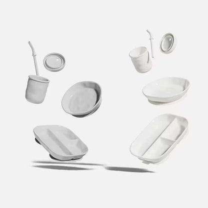 Ensemble Vaisselle en silicone 3 pièces