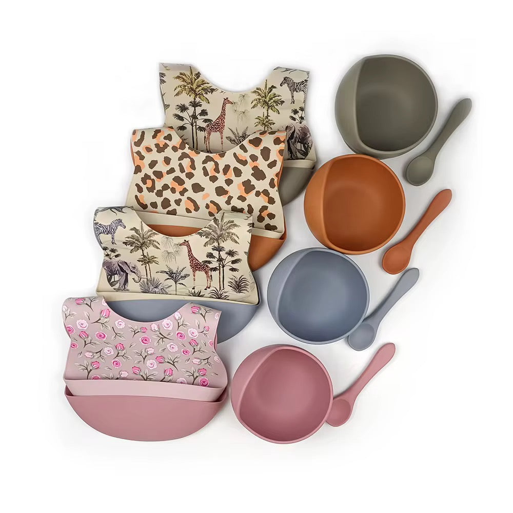 Ensemble bavoir imperméable, 4 pièces