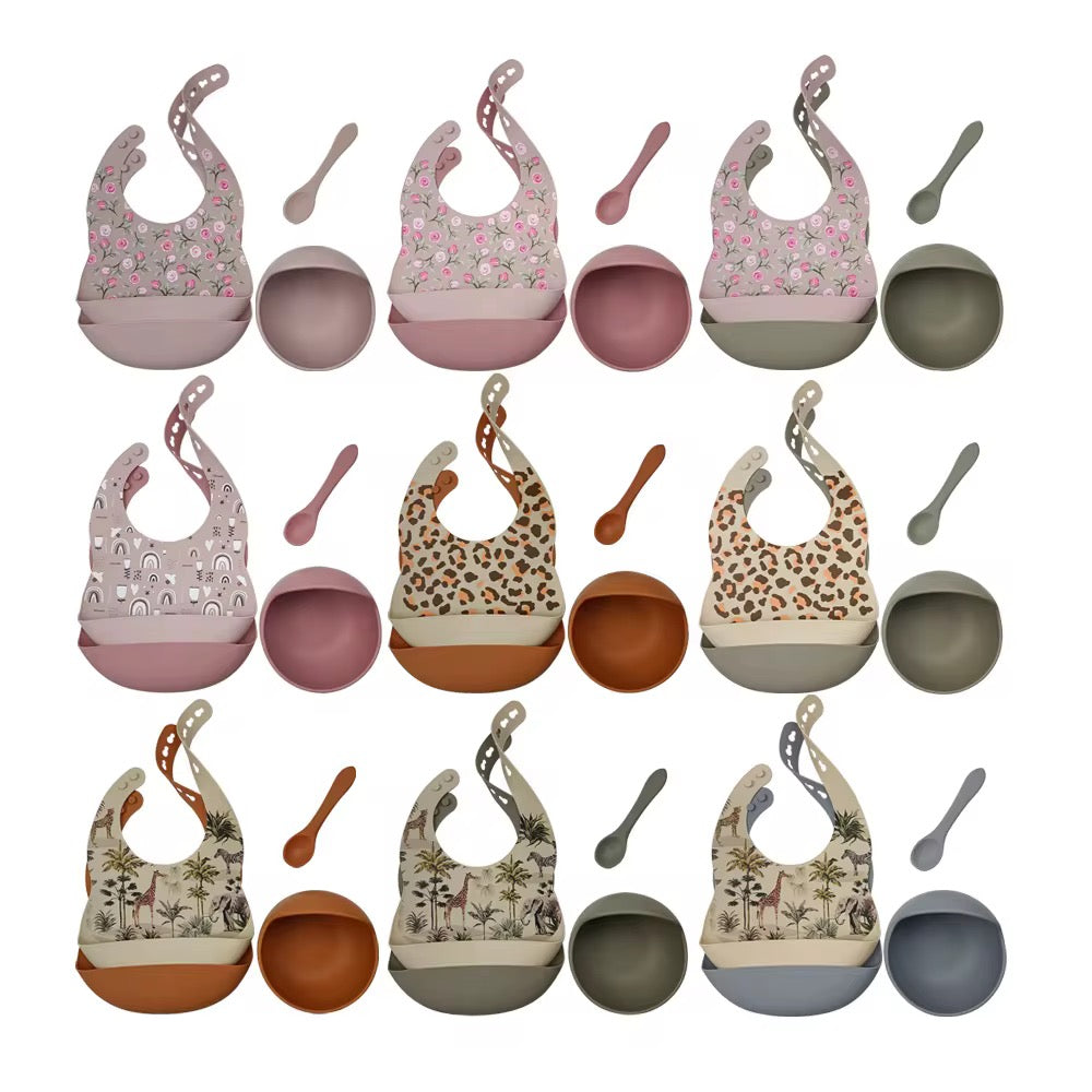 Ensemble bavoir imperméable, 4 pièces