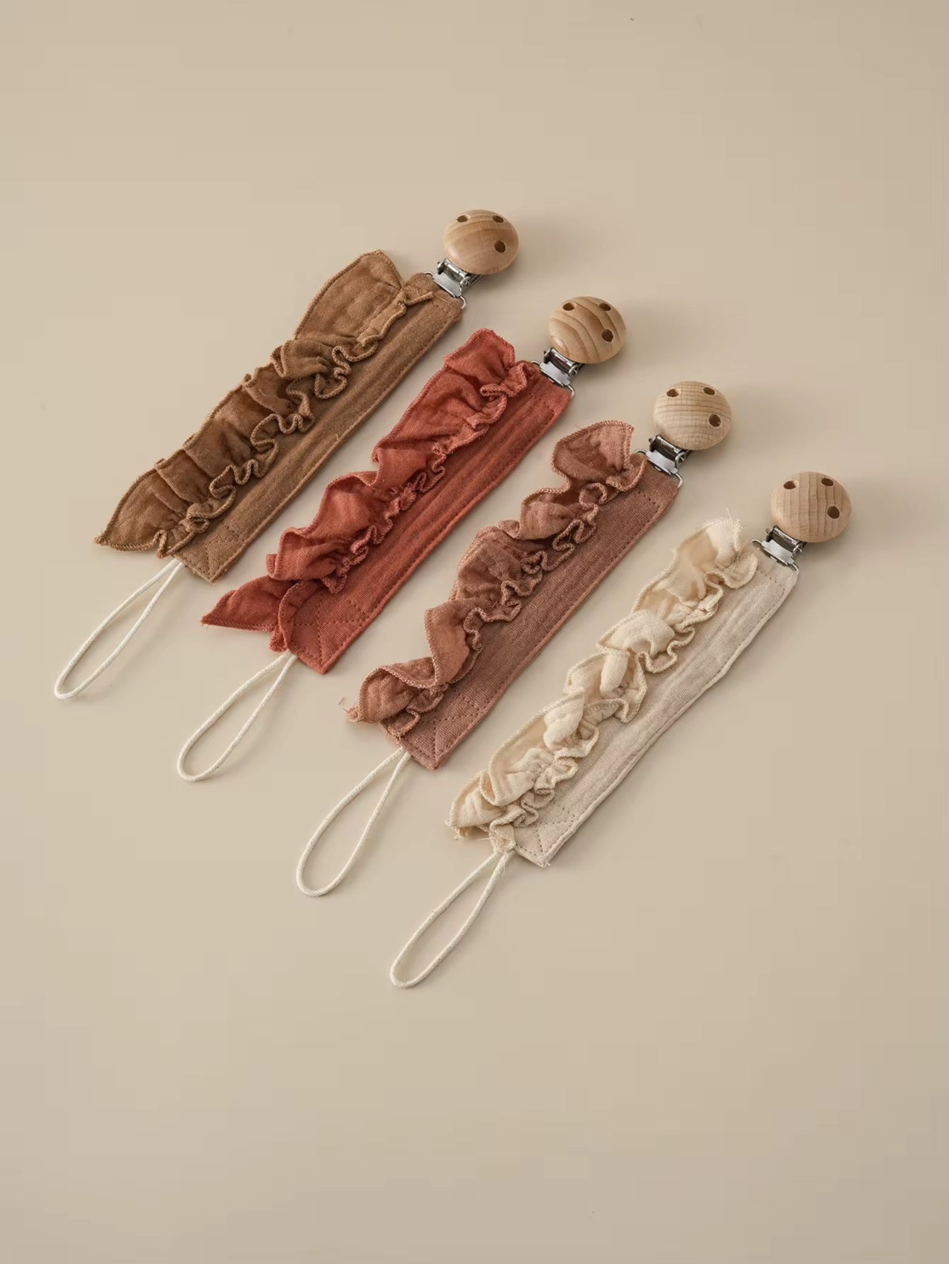 Ensemble d'attache Tétine Sécuritaire 4 pièces