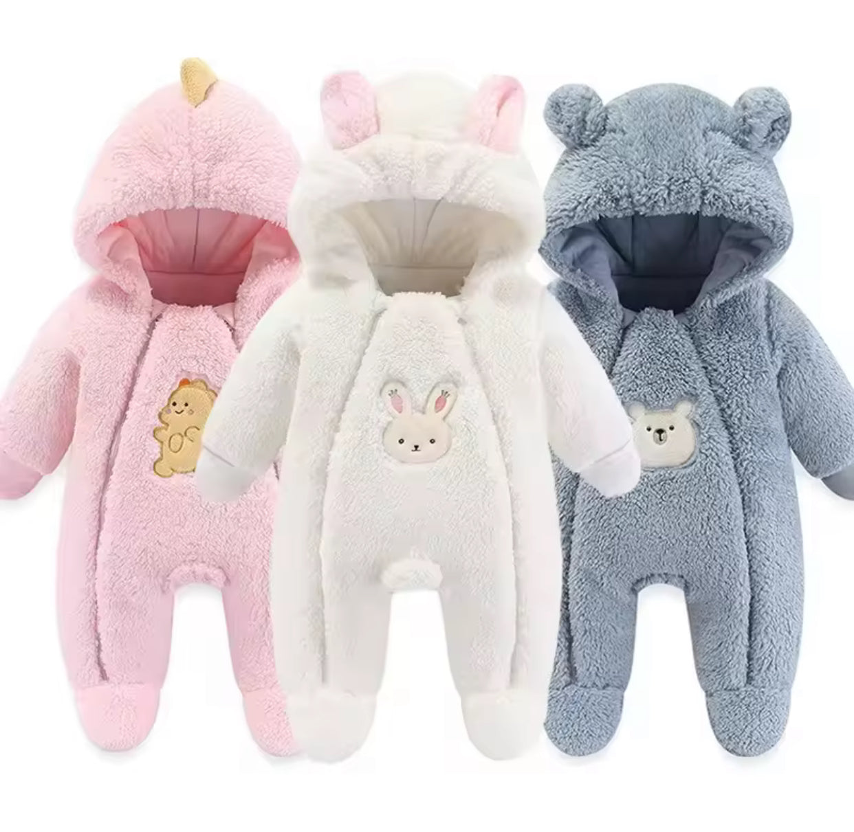 Barboteuse Bébé 100% Coton - Ensemble de 3 Unisexe